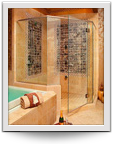 frameless shower